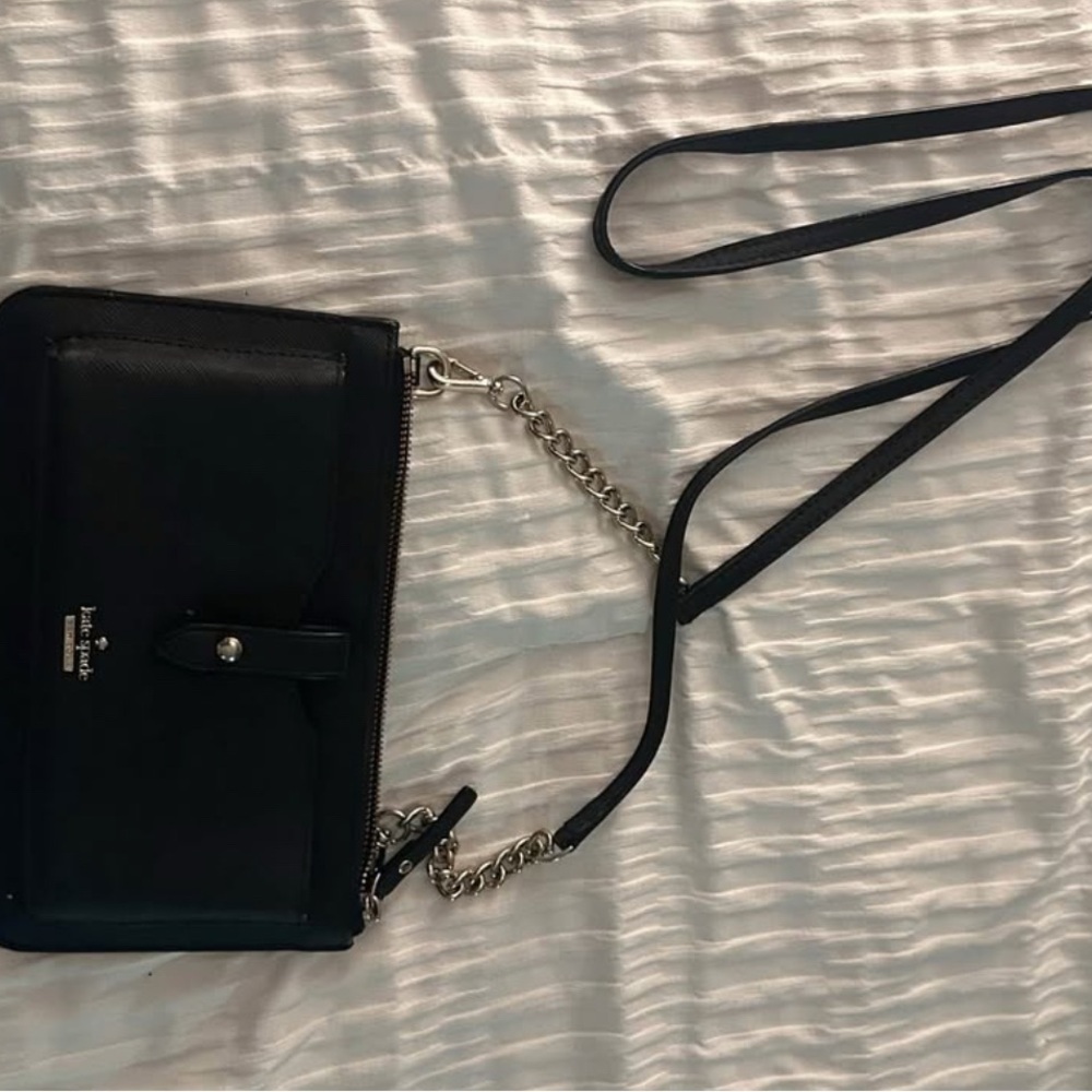 Kate Spade Black Crossbody Bag with Phone Pocket